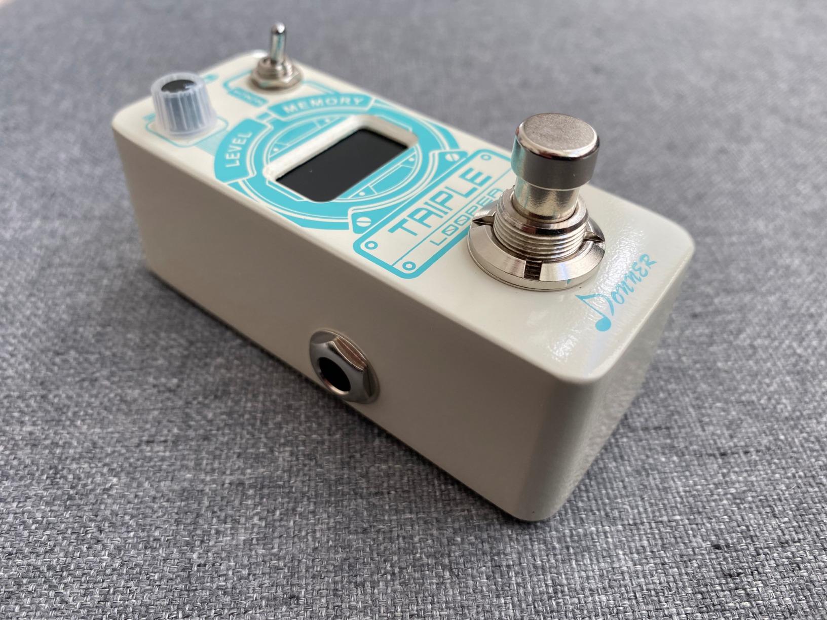 Donner Triple Looper Guitar Pedal, 3 Loops 90 mins Looping Time Loop Pedal with Screen Unlimited Overdubs Undo/Redo for Electric Guitar Bass, True Bypass customer photo 2