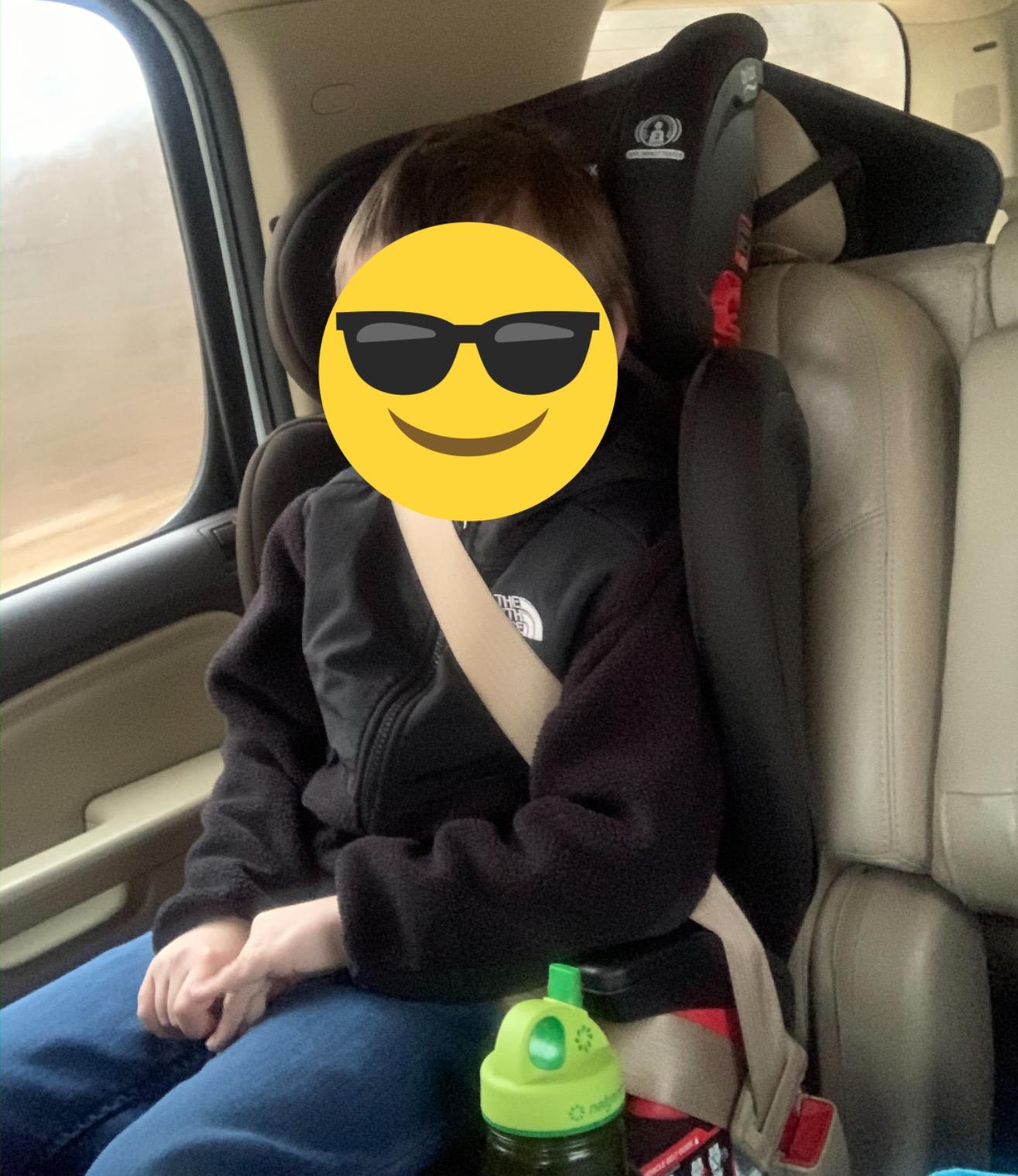 Britax Skyline 2-Stage Belt-Positioning Booster Car Seat, Dusk - Highback and Backless Seat customer photo 1