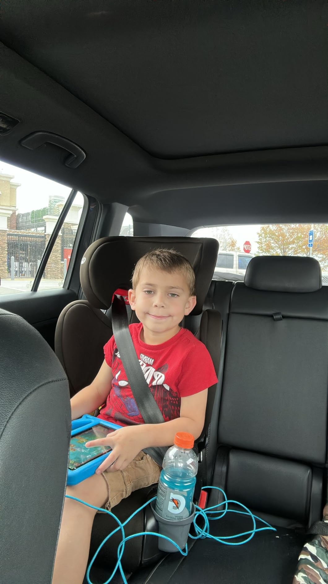 Britax Skyline 2-Stage Belt-Positioning Booster Car Seat, Dusk - Highback and Backless Seat customer photo 2