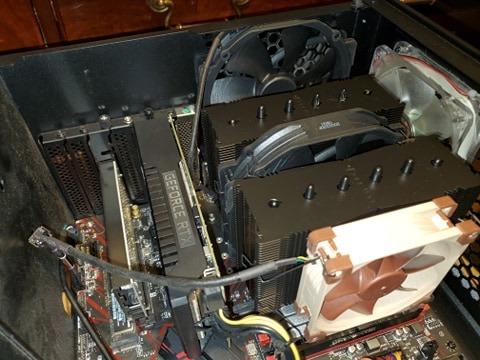 Noctua NH-D15 chromax.Black, Quiet High-Performance Dual Tower CPU Cooler customer photo 2