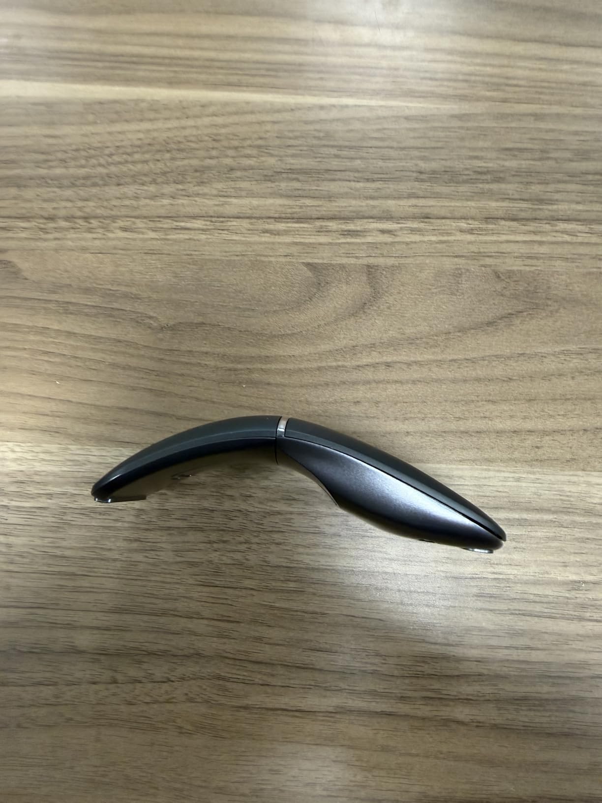 Bluetooth Wireless Arc Travel Mouse, Bluetooth 5.0/4.0 & 2.4G Tri-Mode, Rotating Foldable Ergonomic Mice, Type-C Rechargeable Multi-Device for Microsoft Laptop, PC, MacBook, Chromebook, Lenovo - Black customer photo 1