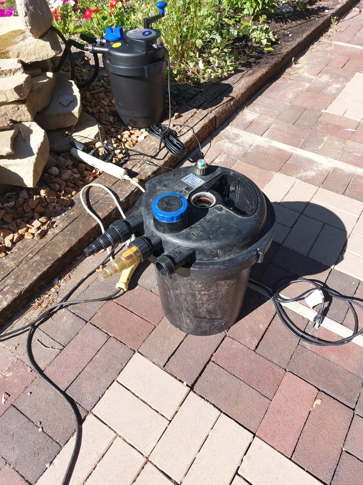 Casart Bio Pressure Filter UVC 120V/60HZ, 2642 GPH for Koi Ponds up to 1321 Gallons or Ornamental Ponds up to 2642 Gallons, Pond Filter System for Garden, Pool Fishpond Pump Filter Pond Filter customer photo 1