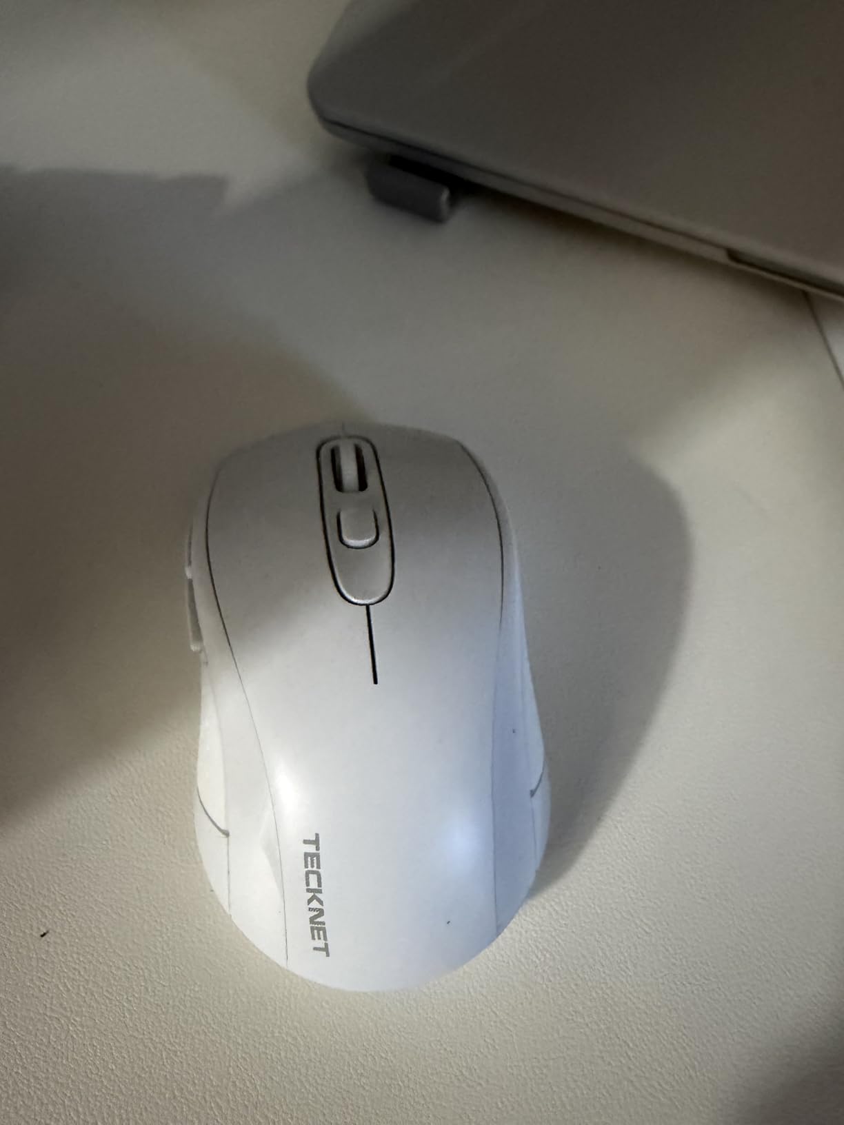 TECKNET Bluetooth Mouse, 4000DPI Wireless Mouse Bluetooth for Laptop 2-in-1(BT 5.0/3.0+2.4Ghz) Computer Mouse, Portable PC Mouse Wireless with USB Receiver for Mac, Compatible with MacBook Chromebook customer photo 1