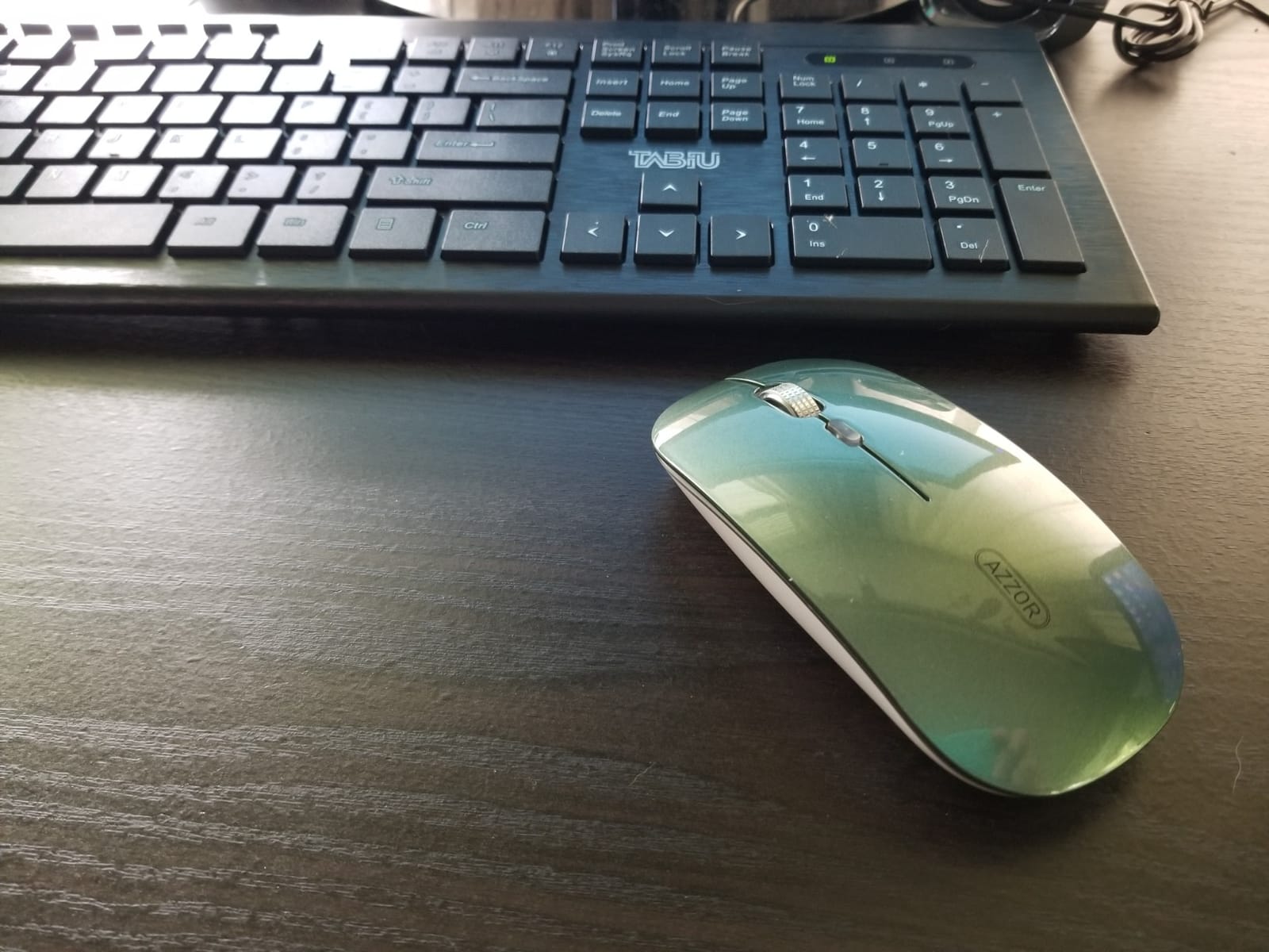 Uiosmuph LED Wireless Mouse, G12 Slim Rechargeable Silent Mouse Matte Black customer photo 1