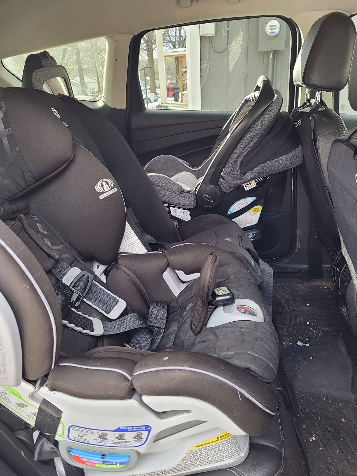 Diono Radian 3R, 3-in-1 Convertible Car Seat, Rear Facing & Forward Facing, 10 Years 1 Car Seat, Slim Fit 3 Across, Gray Slate customer photo 2
