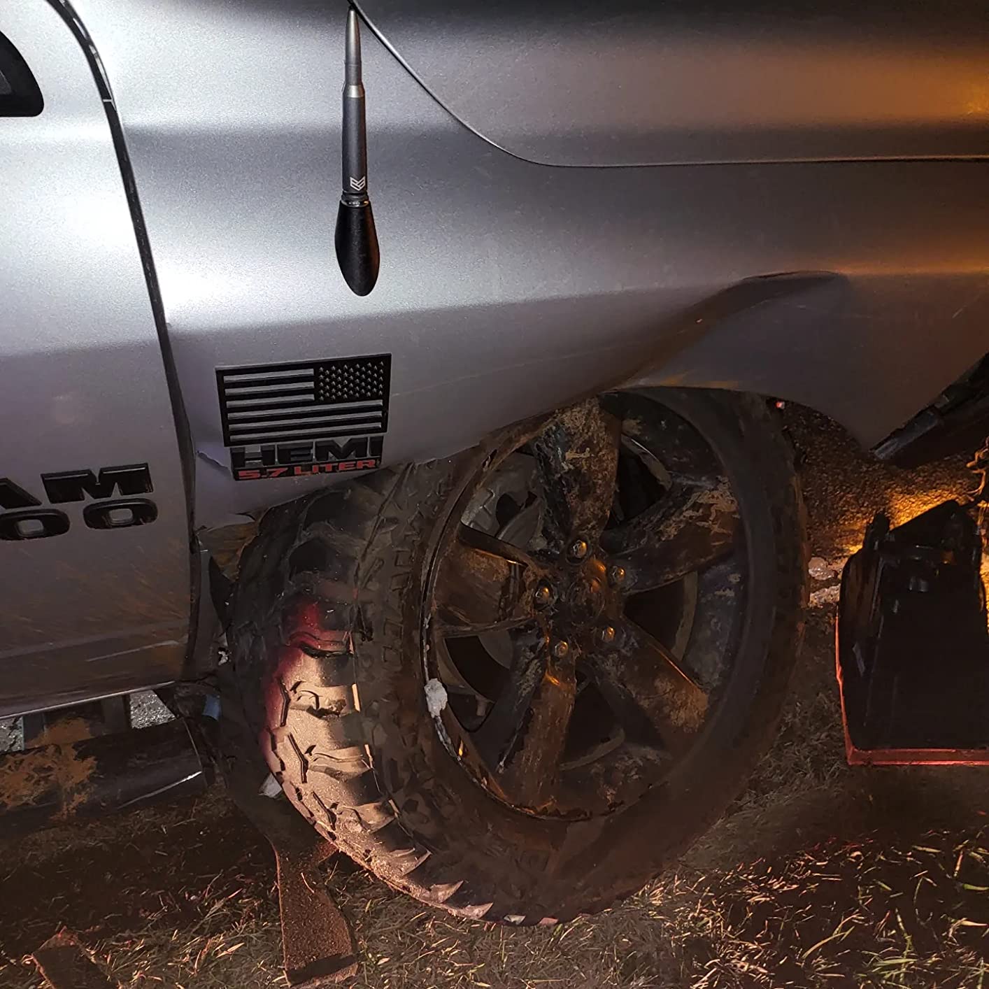 Hooke Road Ram 1500 Front Bumper with WInch Plate & LED Lights for 2013-2018 Dodge Ram 1500 (Exclude Rebel) & 2019-2024 Ram 1500 Classic Pickup Truck customer photo 2