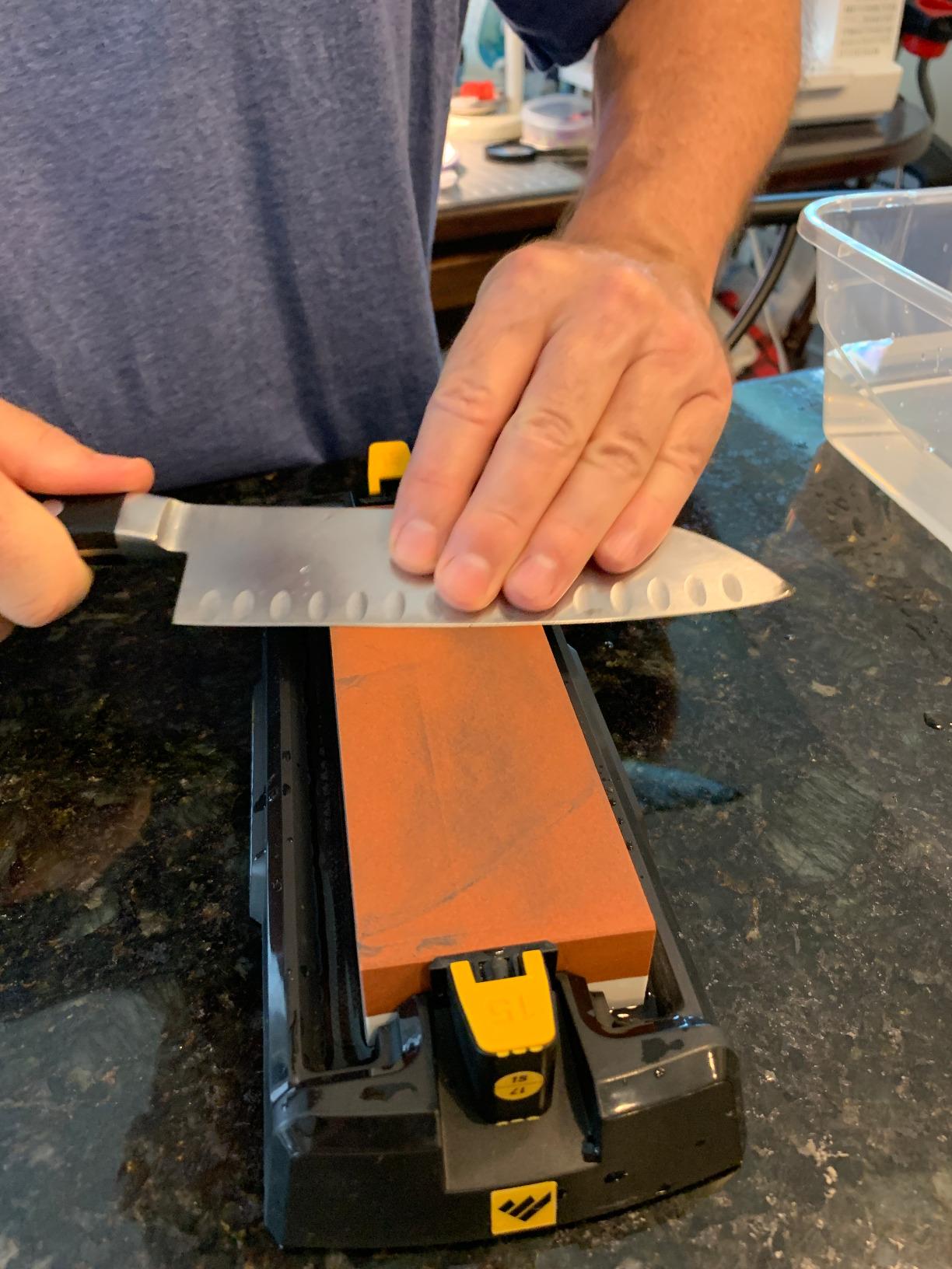 Work Sharp Benchtop Whetstone Knife Sharpener - For Knives & Edged Tools - Kitchen, Pocket, & Fillet Knives customer photo 1