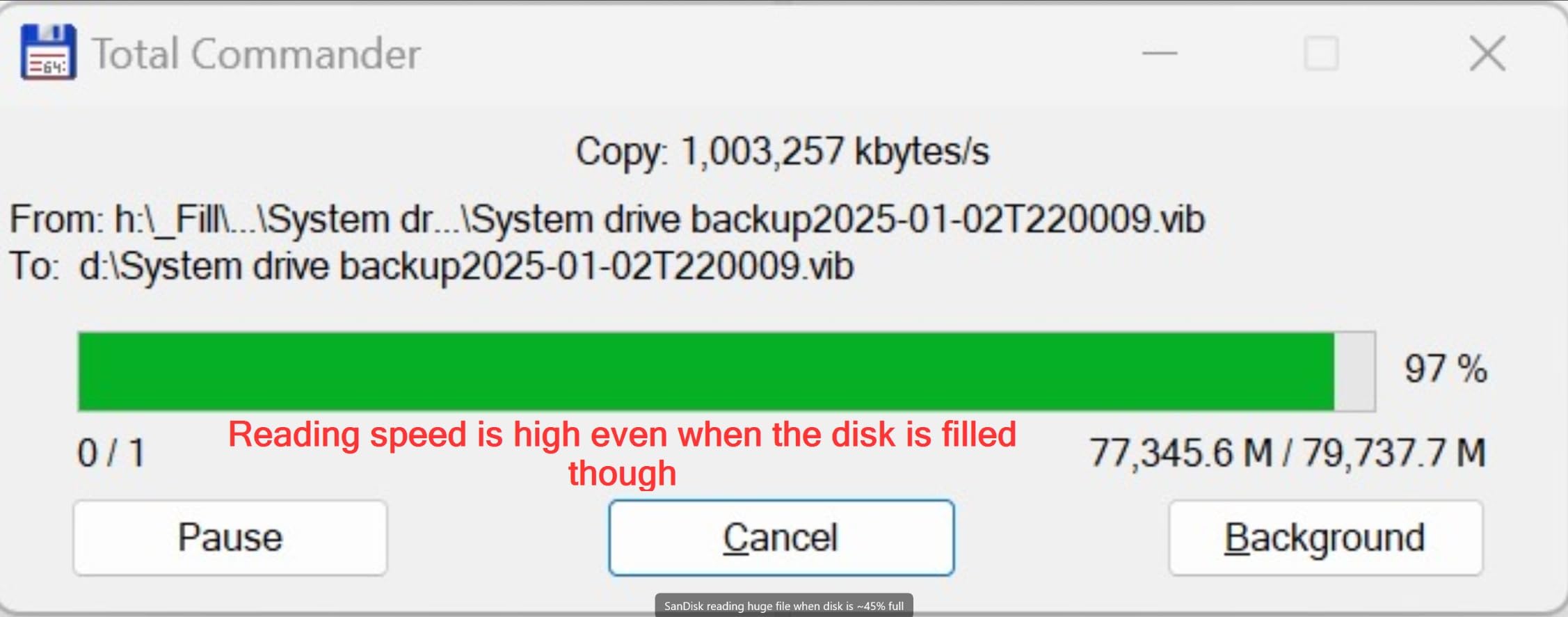 Sandisk 2TB Extreme Portable SSD, Up to 1050MB/s, USB-C, USB 3.2 Gen 2, IP65 Water and Dust Resistance, Updated Firmware, External Solid State Drive, SDSSDE61-2T00-G25 customer photo 1