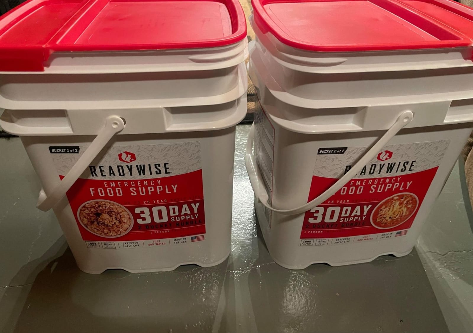 READYWISE Emergency Survival Food Supply Protein Bucket, 296 Servings customer photo 1