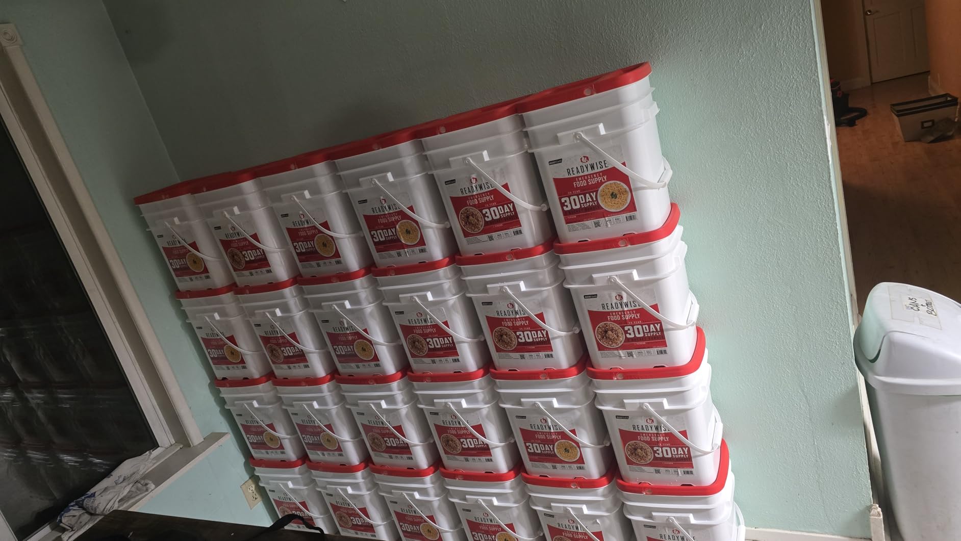 READYWISE Emergency Survival Food Supply Protein Bucket, 296 Servings customer photo 2