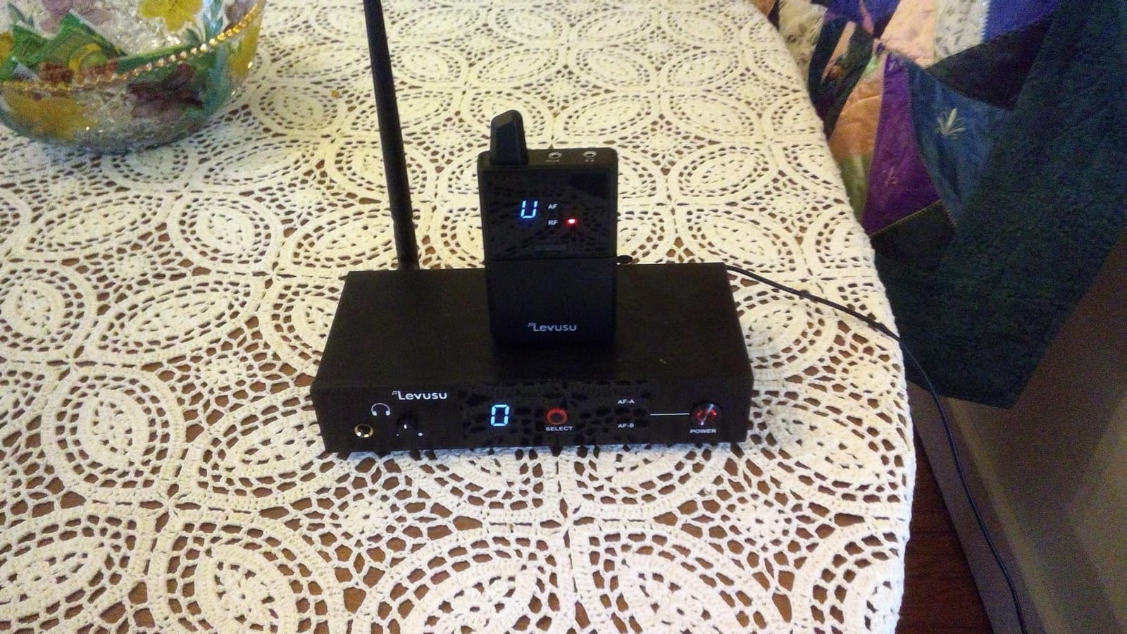 UHF Wireless in-Ear Monitor System with Earphone,180Ft, Rack Mount, Professional IEM Stereo System Transmitter and Beltpack for Studio, Guitar, Band Rehearsal, Live Performance (1 Bodypack) customer photo 2