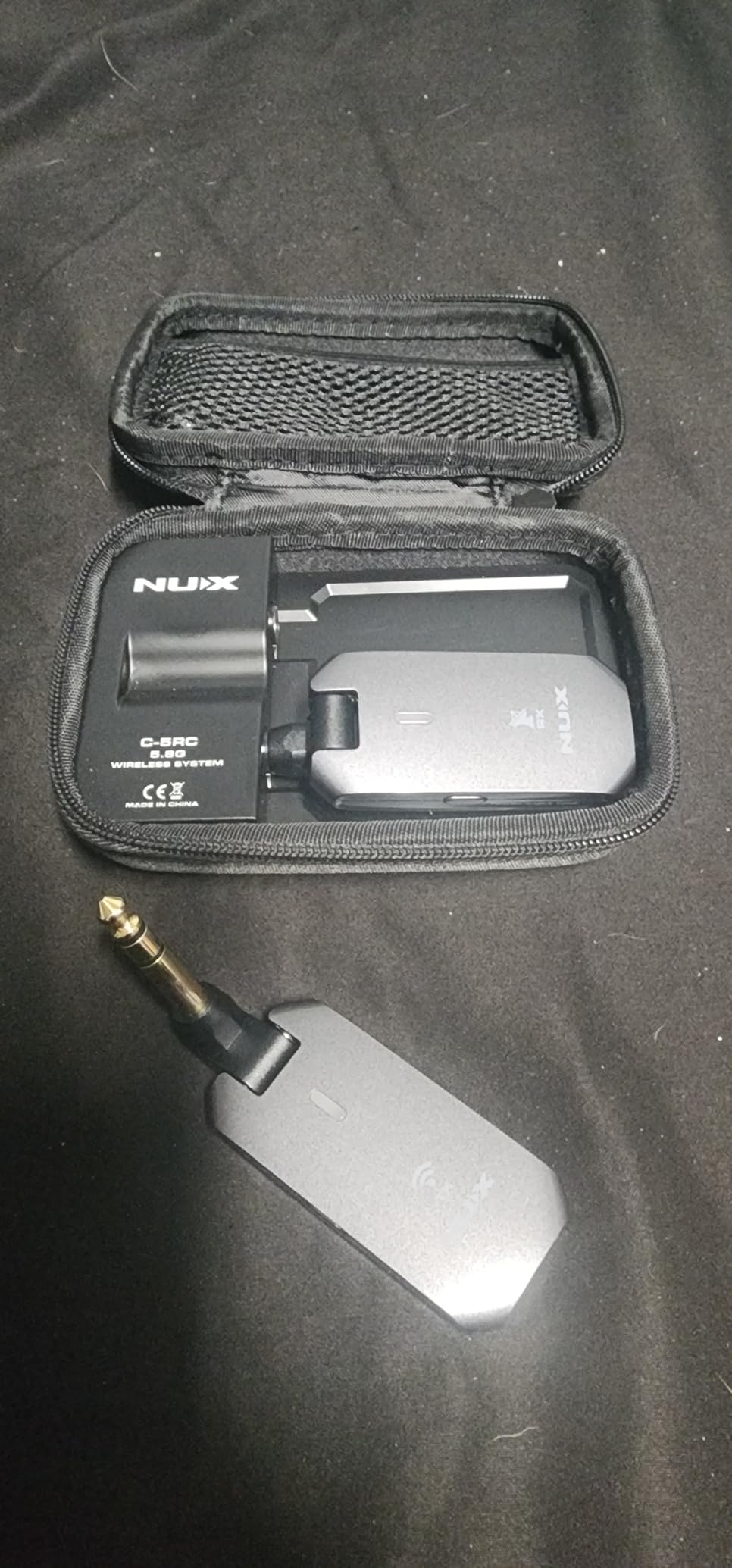 NUX C-5RC 5.8GHz Wireless Guitar System for Active or Passive Pickup Guitar, Charging Case included, UHF Guitar Wireless Transmitter Receiver Low Interference, Auto Match customer photo 1