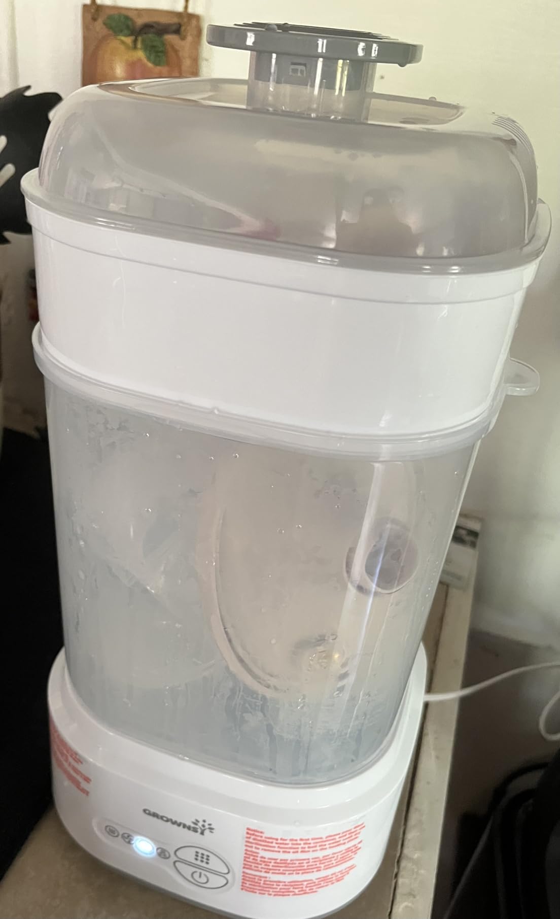 Grownsy Compact Baby Bottle Sterilizer and Dryer with Fast Sanitization customer photo 2