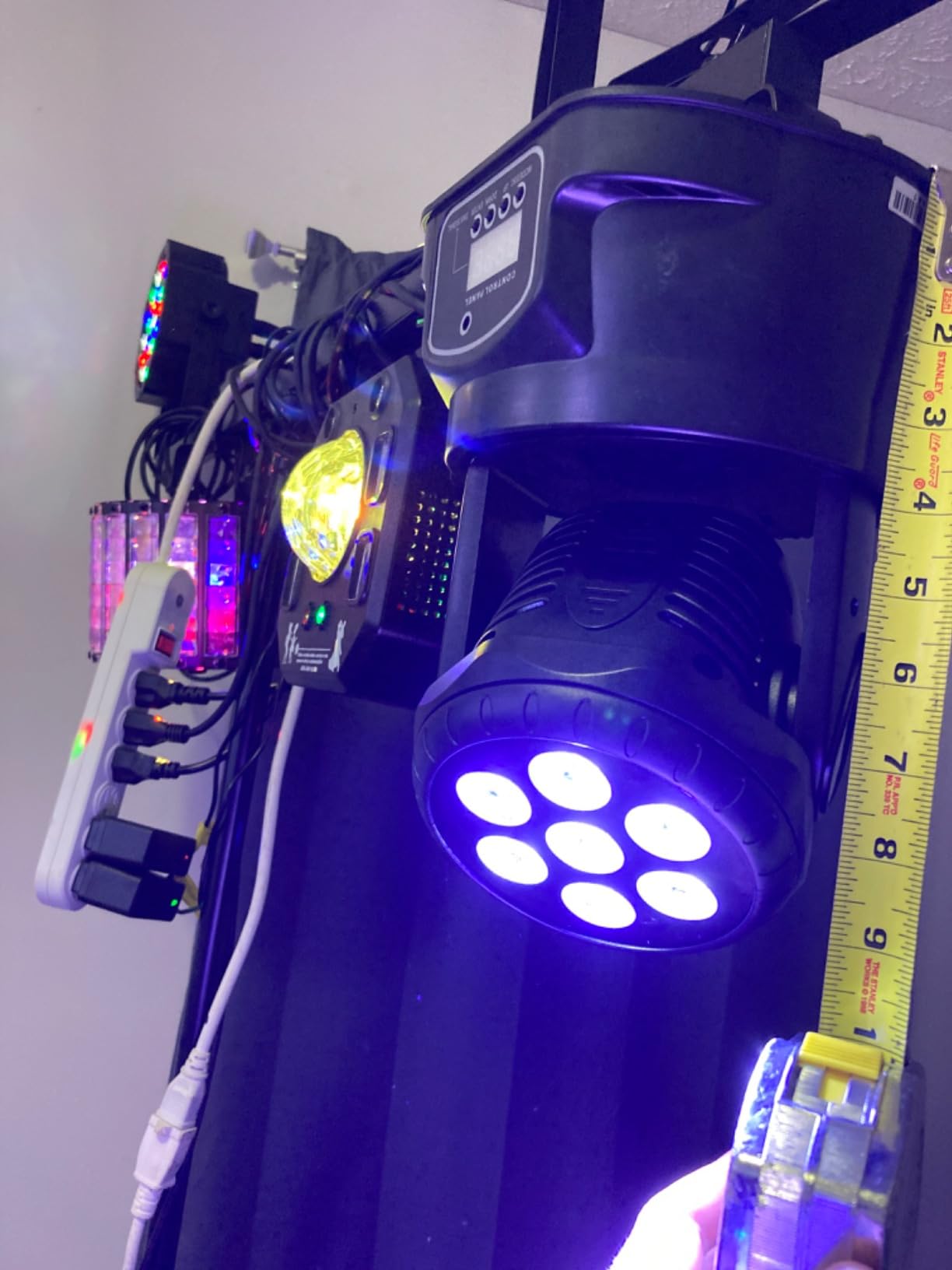 Betopper 7x8W Moving Head DJ Lights,RGBW Stage Lighting-2 Packs customer photo 1