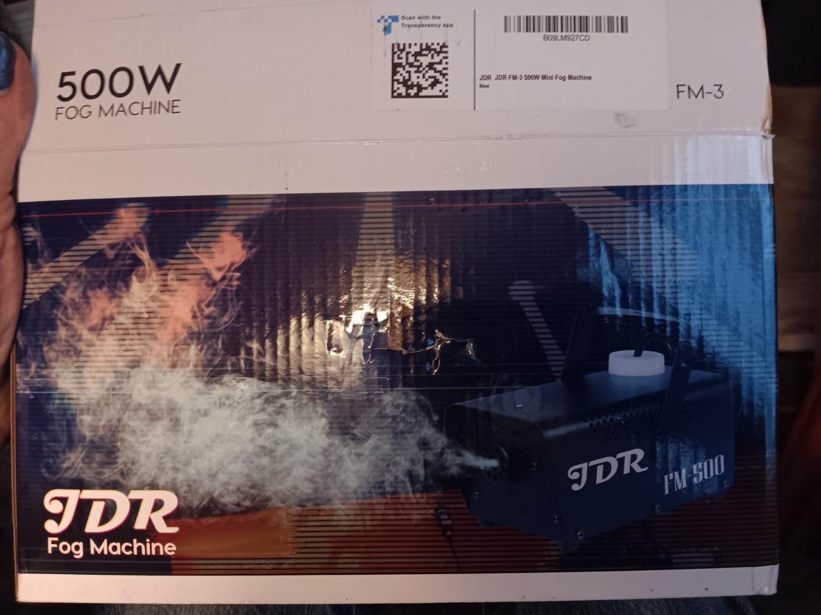 JDR Fog Machine Smoke machine Indoor Outdoor Halloween Mini Portable Stage customer photo 2