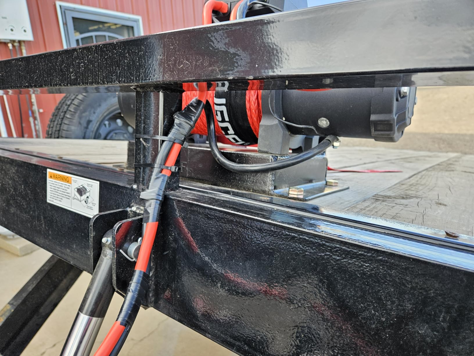 RUGCEL WINCH 13500lb Waterproof Electric Truck Winch 12V Synthetic Rope Winch with Hawse Fairlead,Wired Handle and 2 Wireless Remote,for Trailer and Wrangler in Car Lift customer photo 2