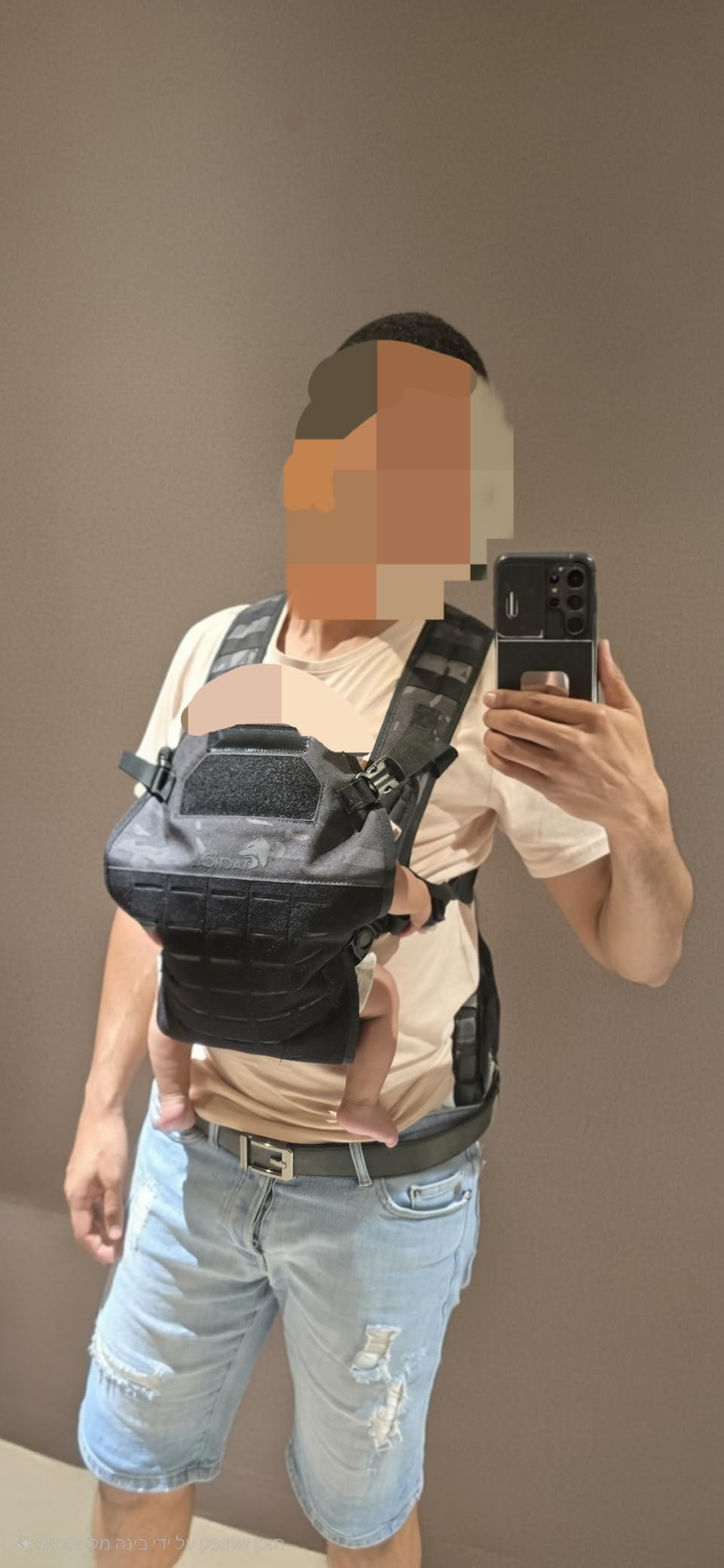 Toddler & Baby Carrier for Men – Dad Carrier for Infants & Toddlers | WOLF TACTICAL customer photo 2