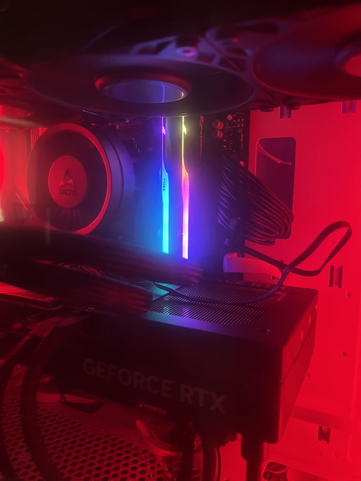 G.SKILL Trident Z5 RGB Series DDR5 RAM (Intel XMP 3.0 & AMD EXPO) 32GB (2x16GB) Up to 6000MT/s* CL36-36-36-96 1.35V Desktop Computer Memory U-DIMM - Matte Black (F5-6000J3636F16GA2-TZ5RK) customer photo 1