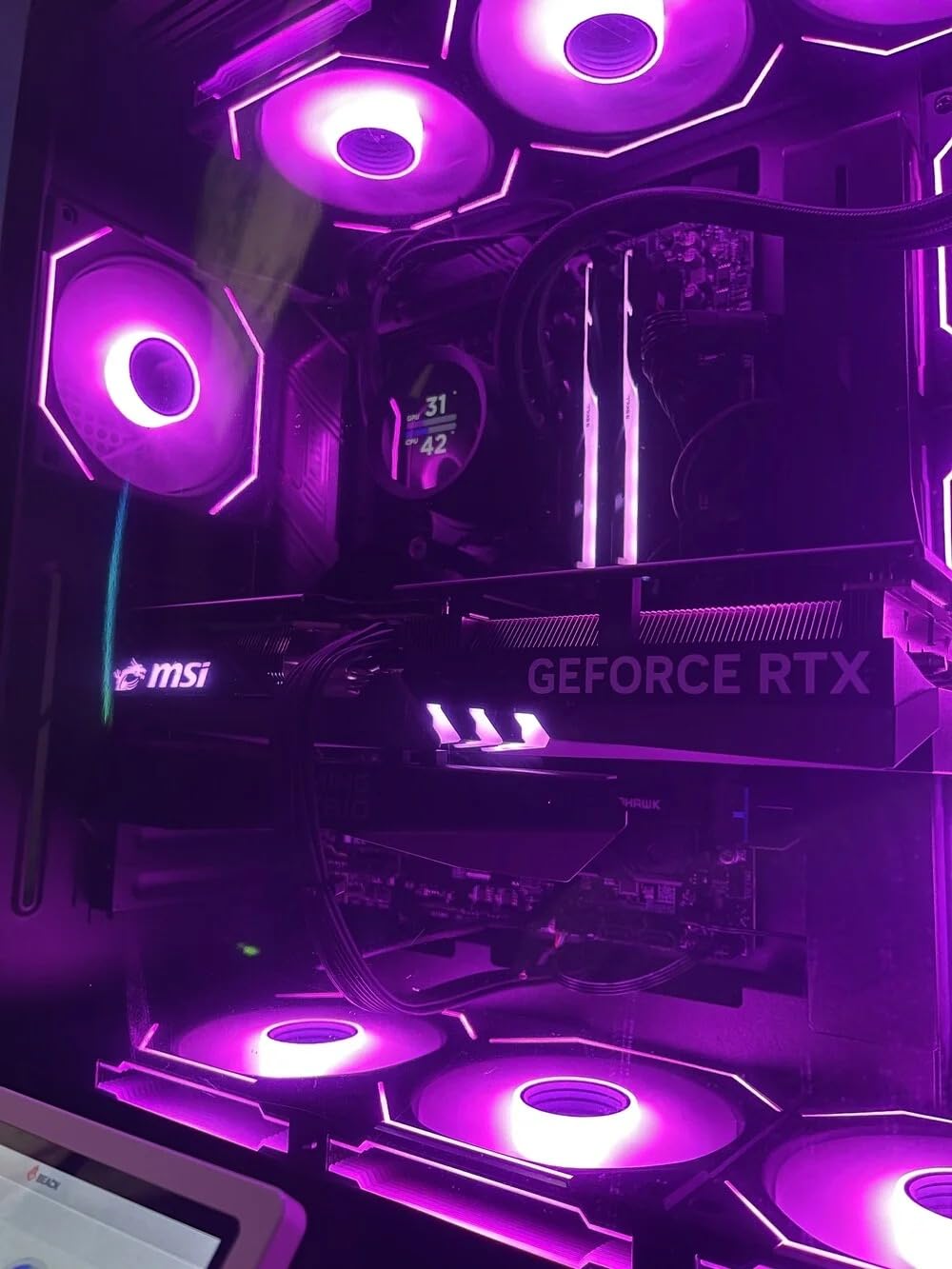 G.SKILL Trident Z5 RGB Series DDR5 RAM (Intel XMP 3.0 & AMD EXPO) 32GB (2x16GB) Up to 6000MT/s* CL36-36-36-96 1.35V Desktop Computer Memory U-DIMM - Matte Black (F5-6000J3636F16GA2-TZ5RK) customer photo 2