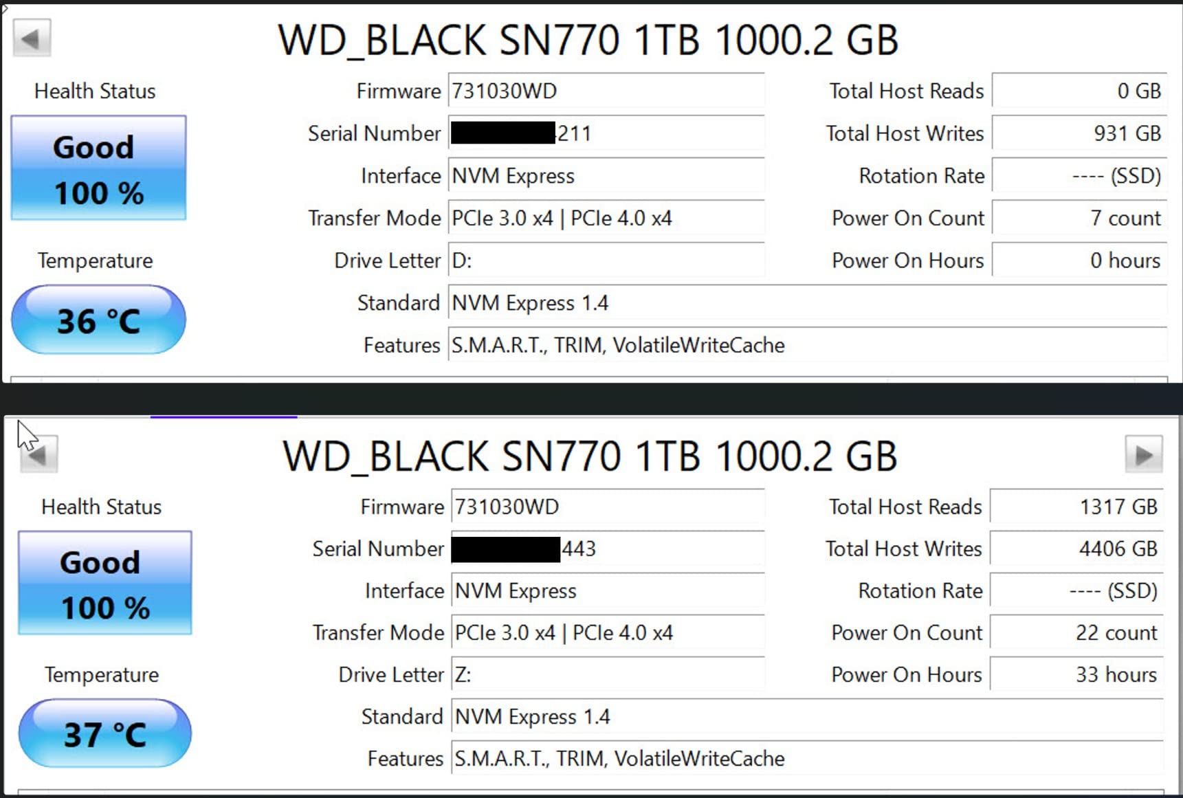 WD_BLACK 2TB SN770 NVMe Internal Gaming SSD Solid State Drive - Gen4 PCIe, M.2 2280, Up to 5,150 MB/s - WDS200T3X0E - [Previous Generation] customer photo 1