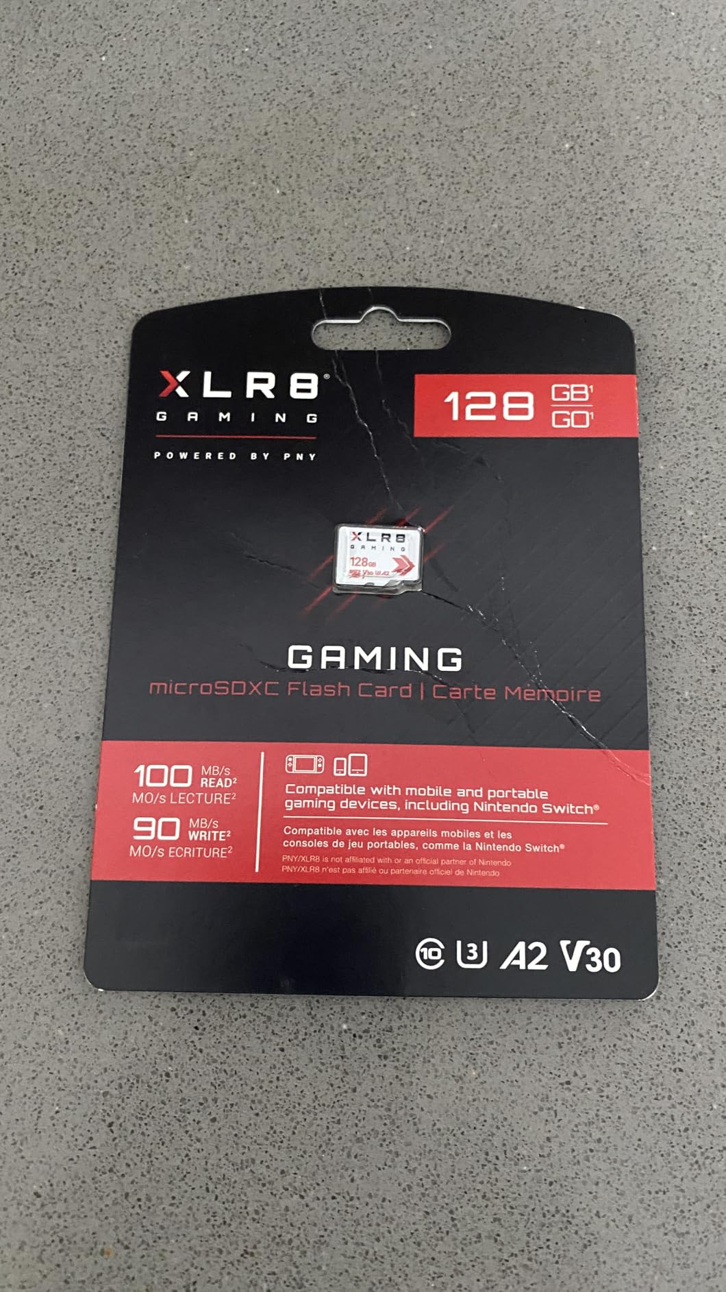 PNY 512GB XLR8 Gaming microSDXC Memory Card - 100MB/s, UHS-I, 4K UHD, Full HD, U3, V30, A2 - Micro SD for Portable Console Gaming on Nintendo-Switch, Steam Deck, Smartphones and Tablets customer photo 1