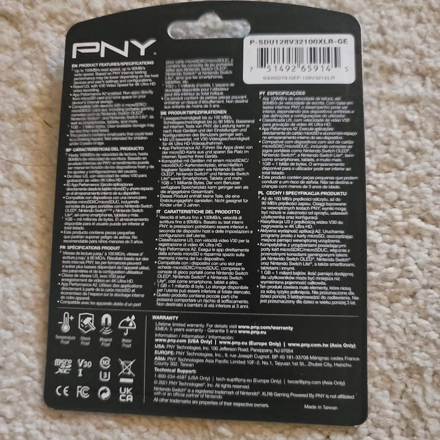 PNY 512GB XLR8 Gaming microSDXC Memory Card - 100MB/s, UHS-I, 4K UHD, Full HD, U3, V30, A2 - Micro SD for Portable Console Gaming on Nintendo-Switch, Steam Deck, Smartphones and Tablets customer photo 2