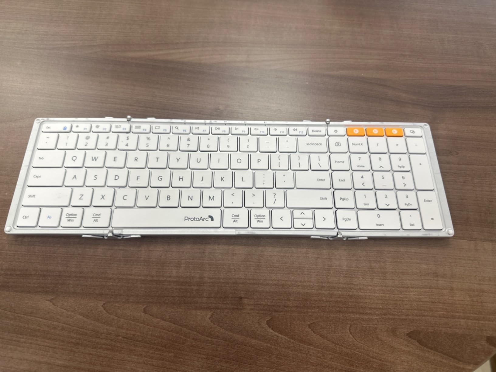 ProtoArc XK01 Full-Size Foldable Bluetooth Keyboard for Travel, Black customer photo 1