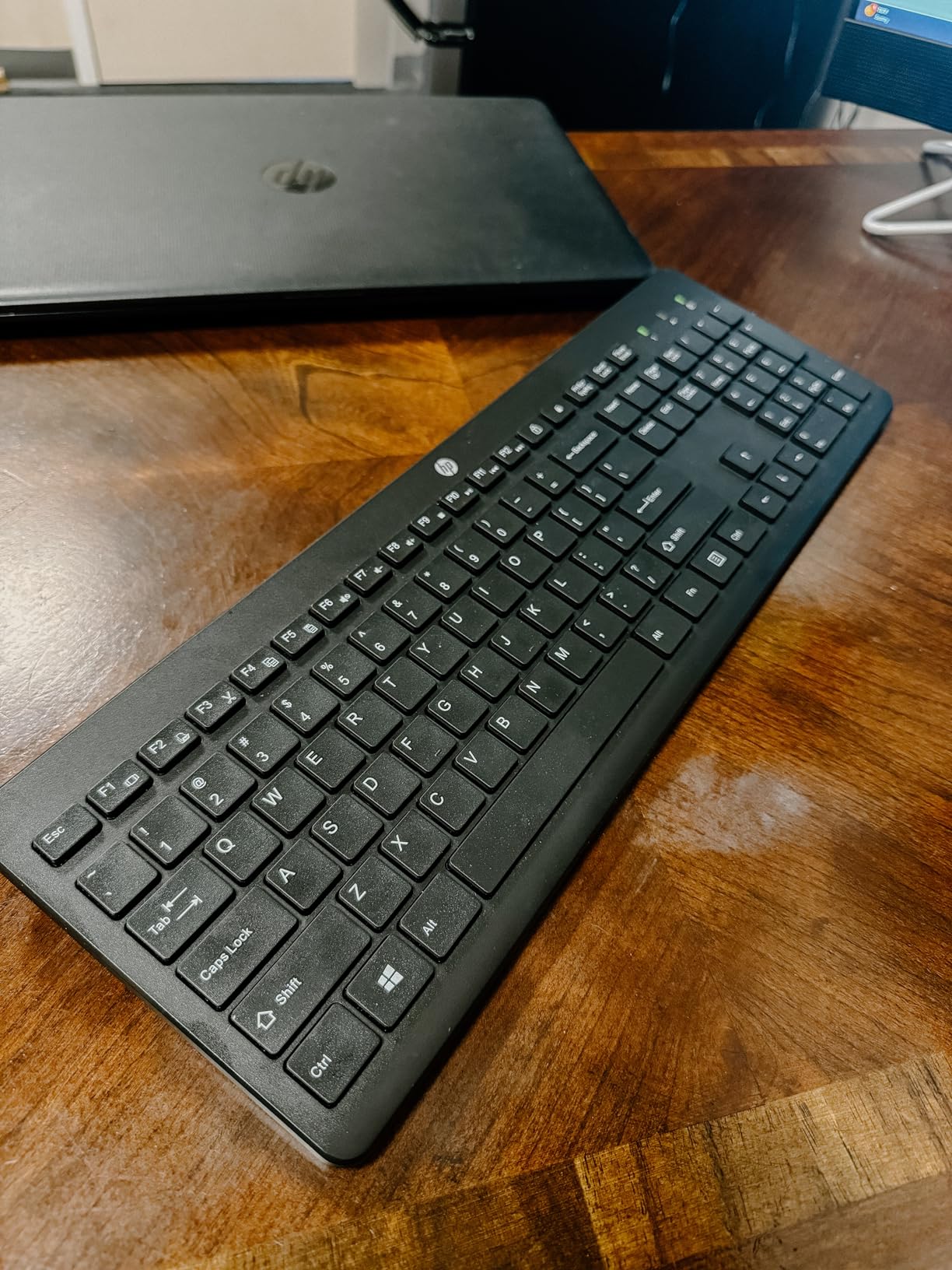 HP 230 Wireless Keyboard - Wireless Connection - Low-Profile, Quiet Design - Windows & Mac OS - Laptop, PC Compatible - Shortcut Keys & Number Pad - Long Battery Life (‎3L1E7AA#ABA),Black customer photo 1