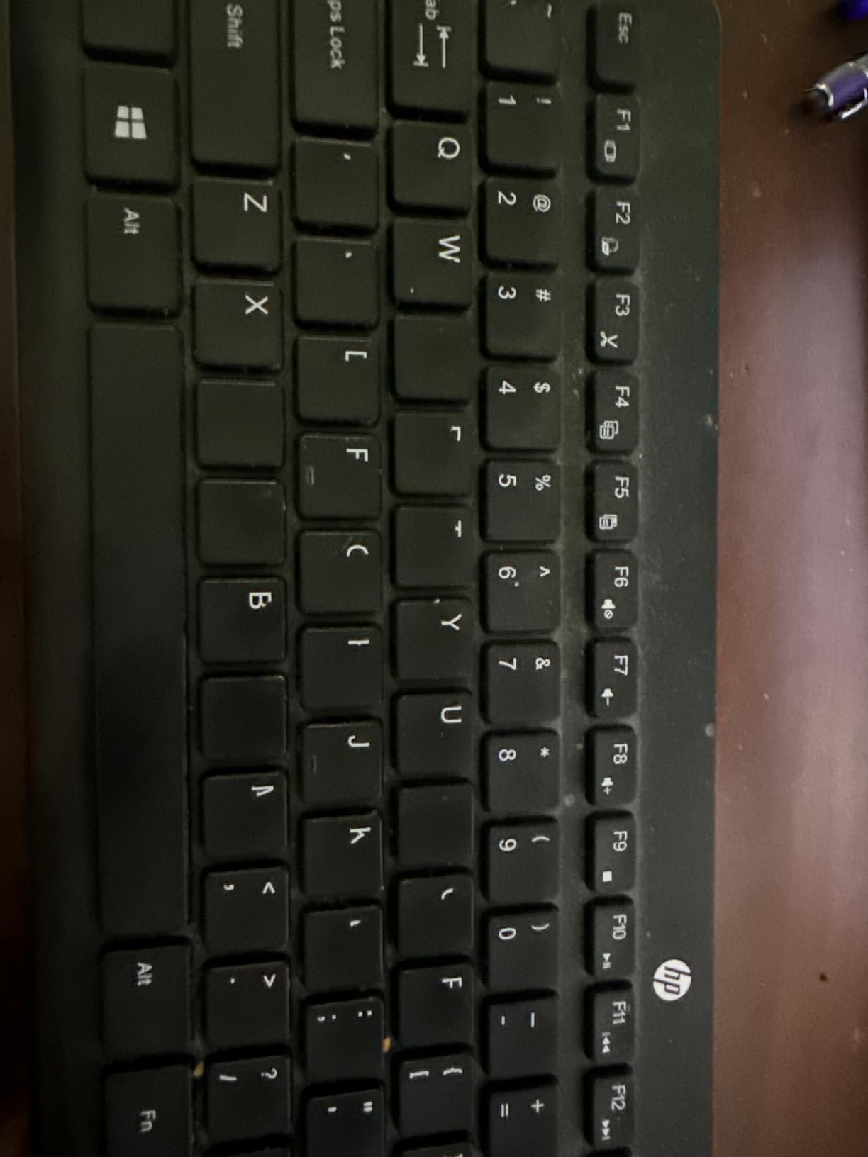 HP 230 Wireless Keyboard - Wireless Connection - Low-Profile, Quiet Design - Windows & Mac OS - Laptop, PC Compatible - Shortcut Keys & Number Pad - Long Battery Life (‎3L1E7AA#ABA),Black customer photo 2