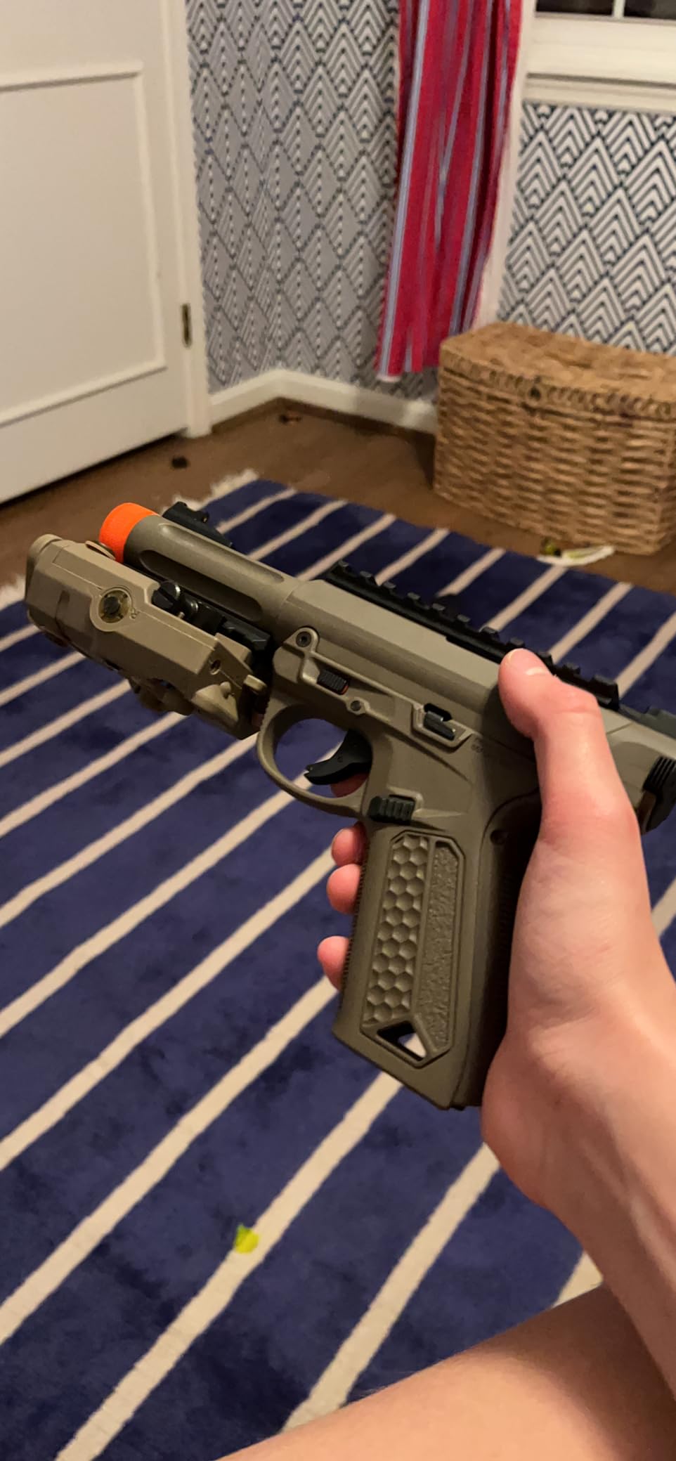 AAP-01 Assassin 312 FPS GBB Blowback Airsoft Pistol Color Black/Tan customer photo 1