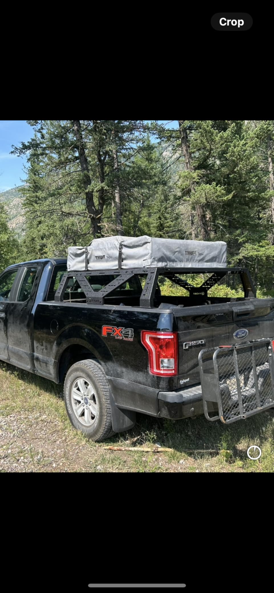 Tyger Auto Plate Style Overland Bed Rack for Full-Size Pickup Trucks | Compatible with Ram 1500 & HD, Ford F-Series, Silverado, Sierra, Titan & XD (see image for size chart) | TG-BK2U55637, Black customer photo 2