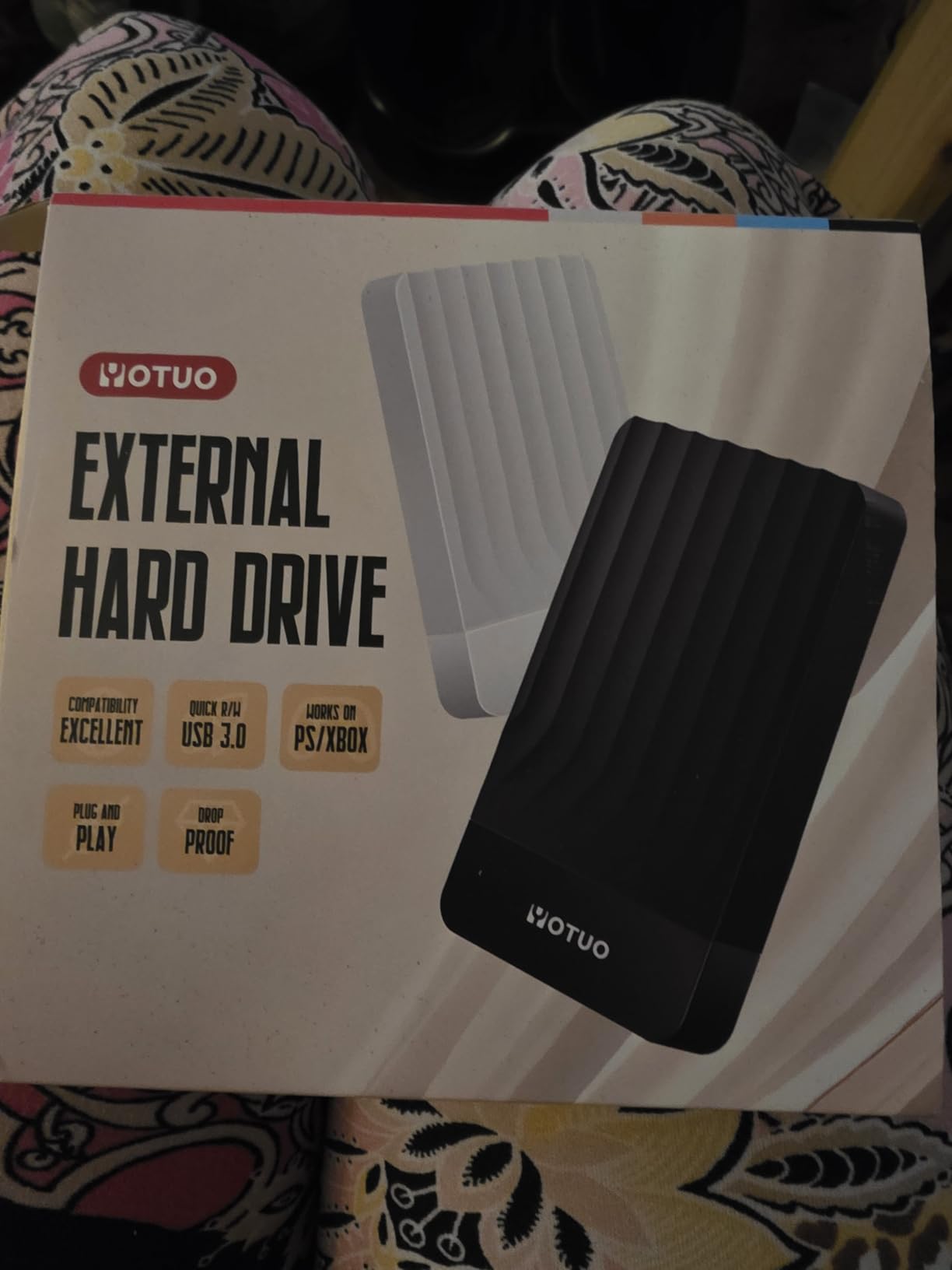 YOTUO 1TB External Hard Drive, Portable Storage Expansion HDD, USB 3.0 & USB-C for PC, Mac, Desktop, Laptop, Smartphone, PS4, Xbox One, Xbox 360, Office & Game, Black customer photo 2