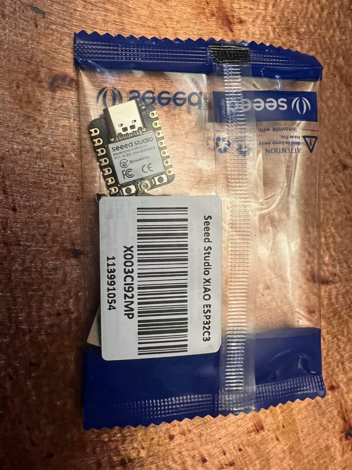 Seeed Studio XIAO ESP32C3 - Tiny MCU Board with Wi-Fi and BLE for IoT Controlling Scenarios. Microcontroller with Battery Charge, Power Efficient, and Rich Interface for Tiny Machine Learning. … customer photo 2
