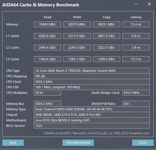G.SKILL Trident Z5 Neo Series DDR5 RAM (AMD EXPO) 64GB (2x32GB) Up to 6000MT/s* CL30-40-40-96 1.40V Desktop Computer Memory U-DIMM - Matte Black (F5-6000J3040G32GX2-TZ5N) customer photo 1