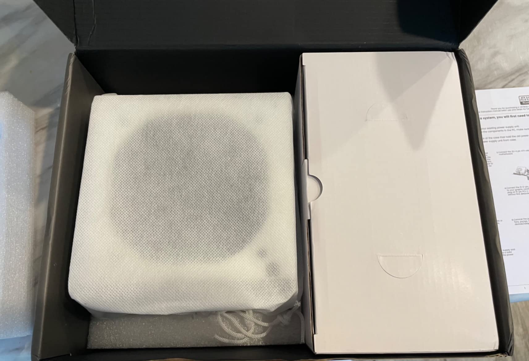 Vetroo 1000W White Power Supply, ATX 3.1 Ready & Dual PCIe 5.1 customer photo 2
