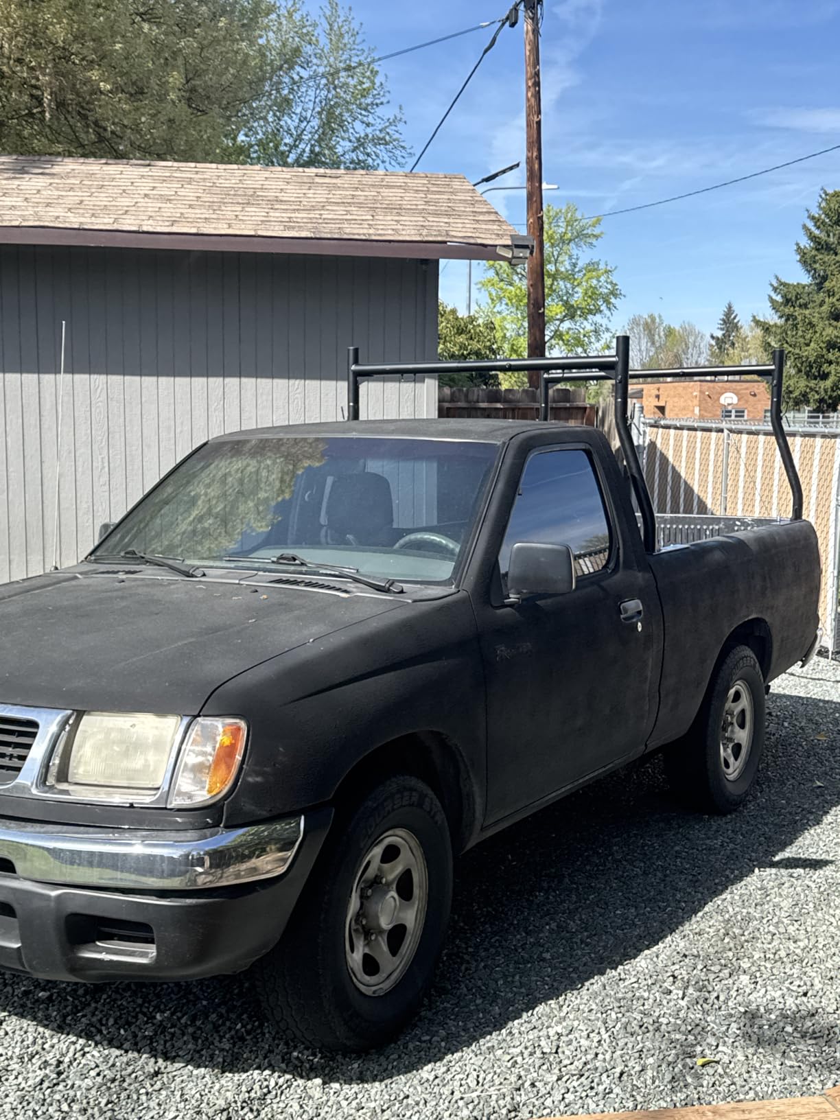 VEVOR Extendable Steel Truck Ladder Rack - 800 lbs Capacity, 46-71 inch, Non-Drilling for Kayak, Surfboard, Lumber, Ladder customer photo 1
