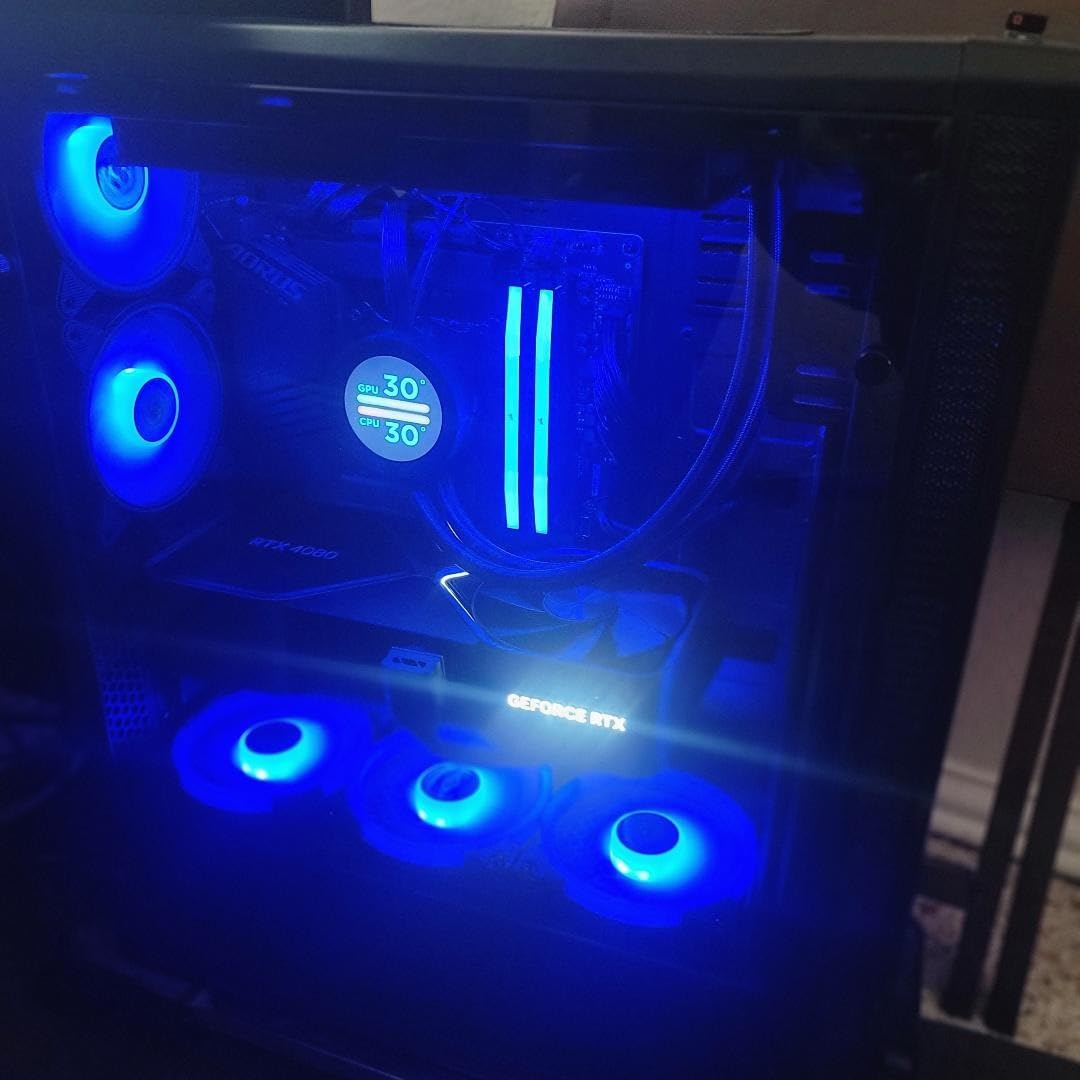 CORSAIR VENGEANCE RGB DDR5 RAM 64GB (2x32GB) 6400MHz CL32-40-40-84 1.40V Intel XMP Desktop Computer Memory - Black (CMH64GX5M2B6400C32) customer photo 1