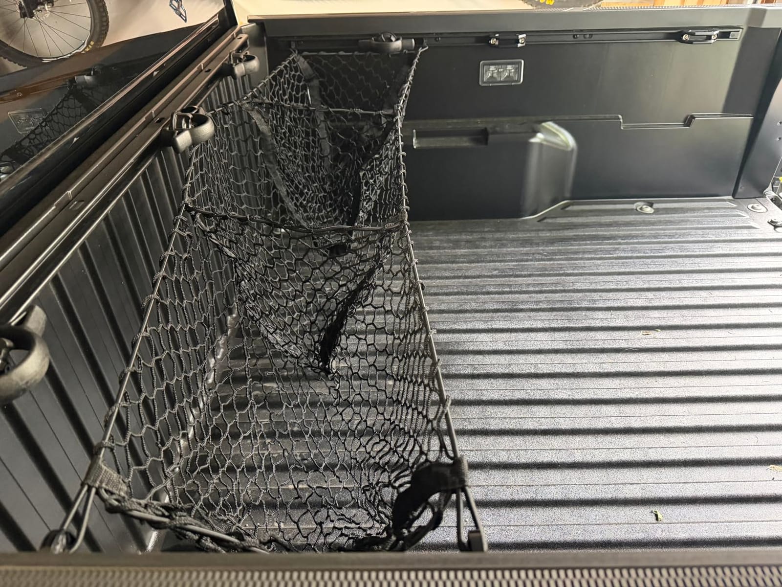 TacoNets Three Pocket Cargo Net for 2005-2026 Toyota Tacoma - Patented Design - Premium Truck Bed Organizers & Storage - Grocery Holder - Designed in USA customer photo 2