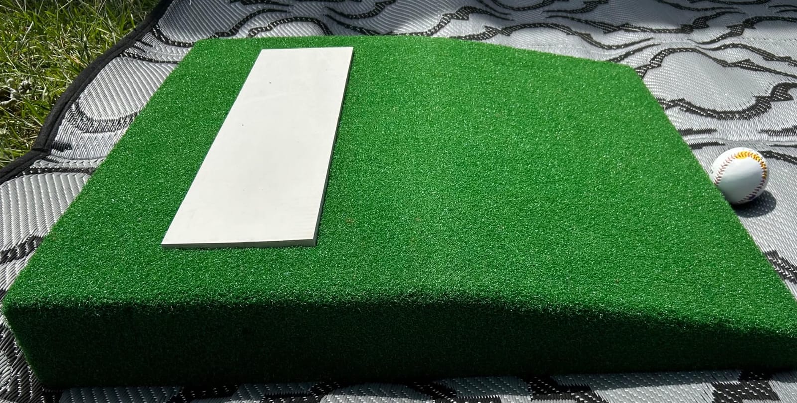 Pitching Mound, Portable Pitchers Mound with Pitching Rubber and Antifade Turf, Pitching Mound for Baseball Softball Pitching Taining customer photo 1