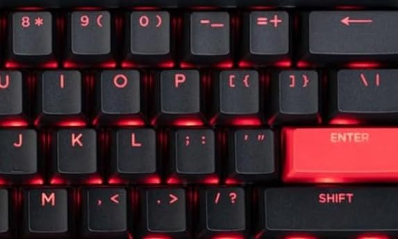 Keychron C3 Pro QMK/VIA Custom Gaming Keyboard, Programmable 87 Keys Compact TKL Layout Gasket Mount, Red LED Backlight Wired Mechanical Keyboard with Brown Switches for Mac/Windows/Linux customer photo 1