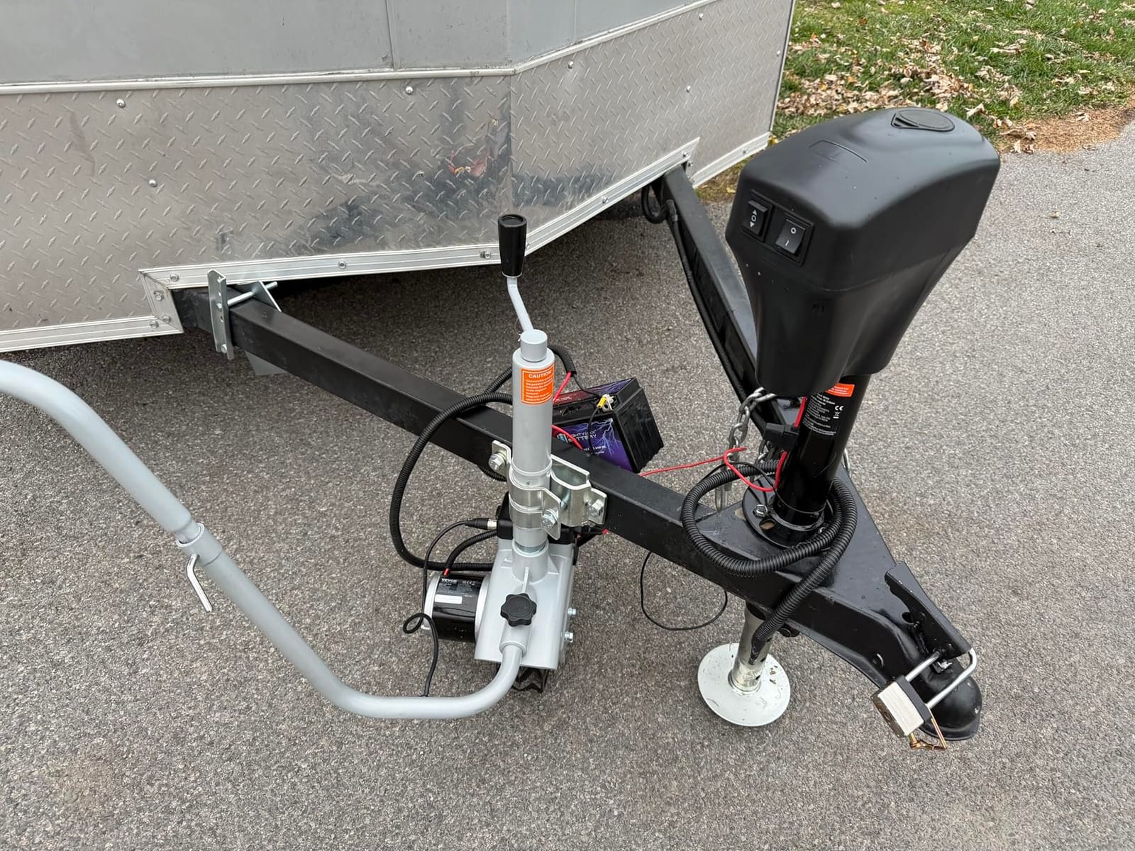 VEVOR Electric Trailer Jack, Power Tongue Jack Weight Capacity 4000 lbs, 9.84
