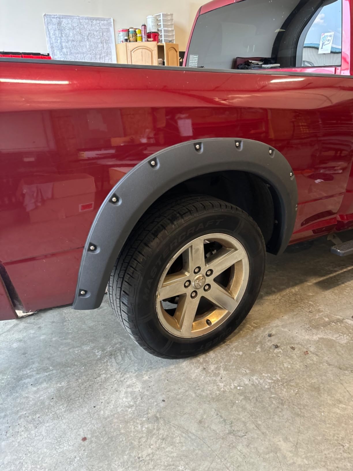 KUAFU Fender Flares Compatible with 2009-2023 Ram 1500 Classic Pocket Rivet customer photo 1