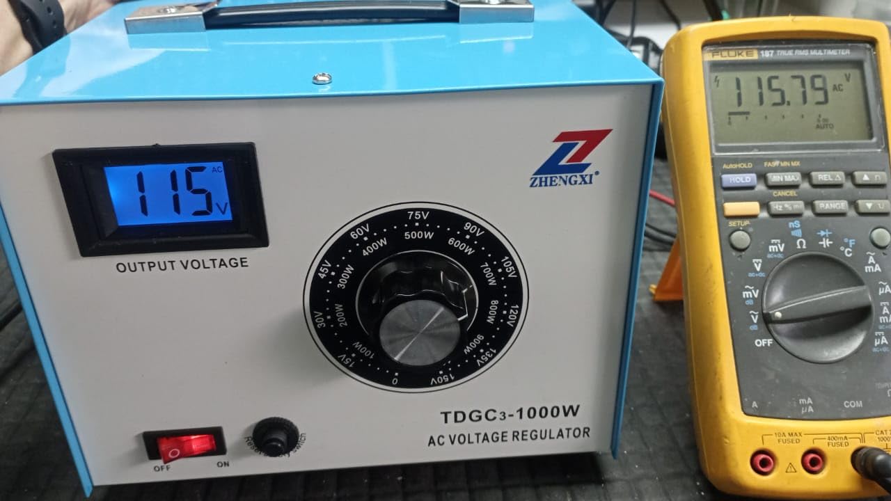 ZHENGXI 10 Amp Adjustable Voltage Regulator 1000W Variac Variable Transformer 110V Input, 0-150V Output customer photo 1