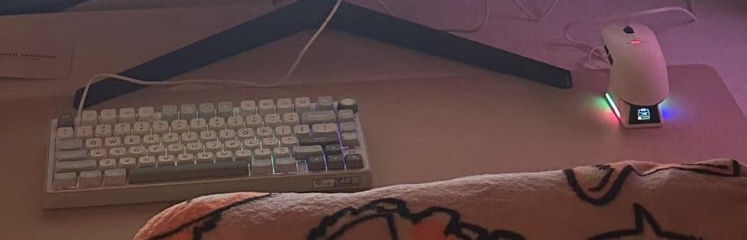 RK ROYAL KLUDGE R75 Mechanical Keyboard Wired with Volume Knob, 75% Keyboard Gasket Mounted, RGB Backlit, Creamy Keyboard with MDA Profile, PBT Keycaps, Hot Swappable Pre-lubed Tactile Switch customer photo 2