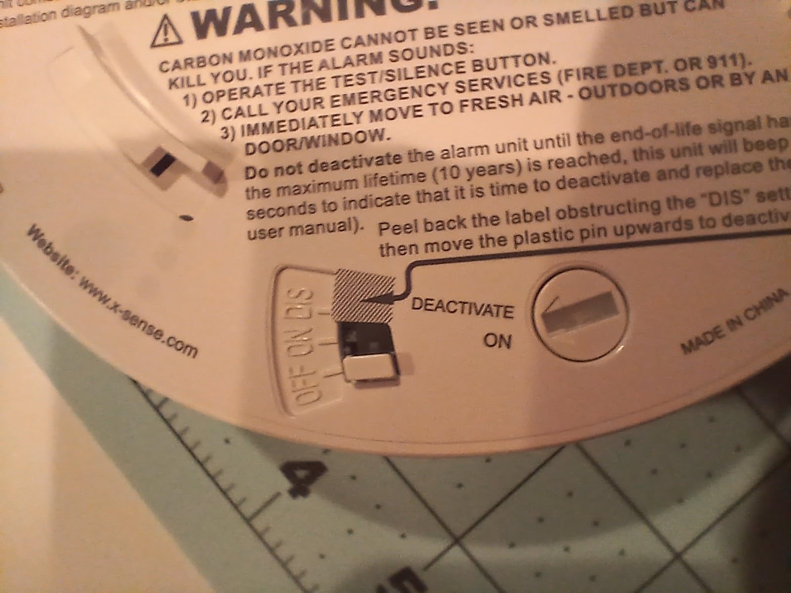 X-Sense Wireless Combination Smoke and CO Detector, XP0H-WN, 1-Pack customer photo 1