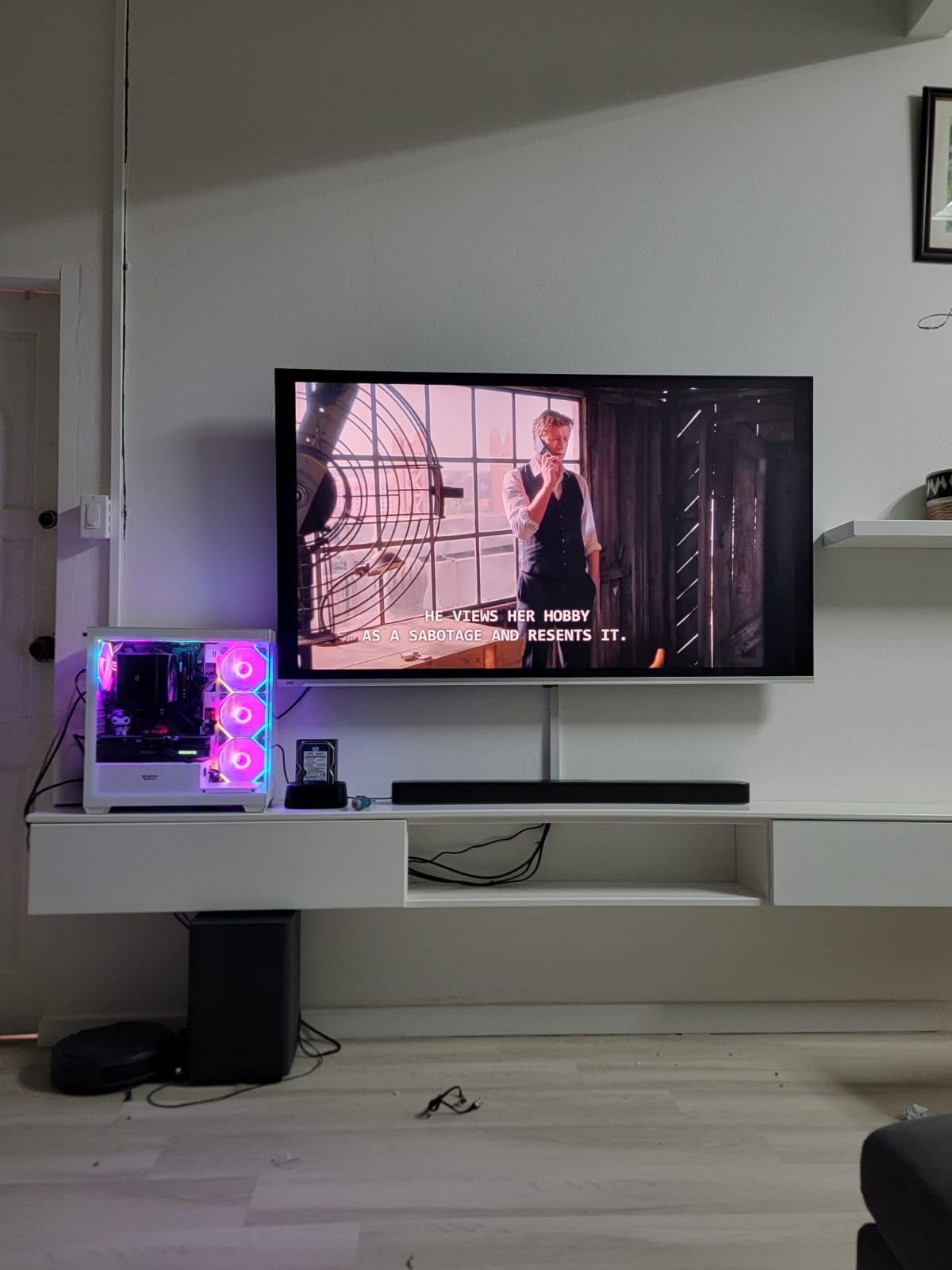 darkFlash ATX Mid-Tower PC Case, Pre-Install 4 PWM ARGB Fans Computer Case, Full View Dual Tempered Glass Gaming PC Case, Type C Port, Supports up to 360mm Water Cooling Radiator, Black(DS900) customer photo 1