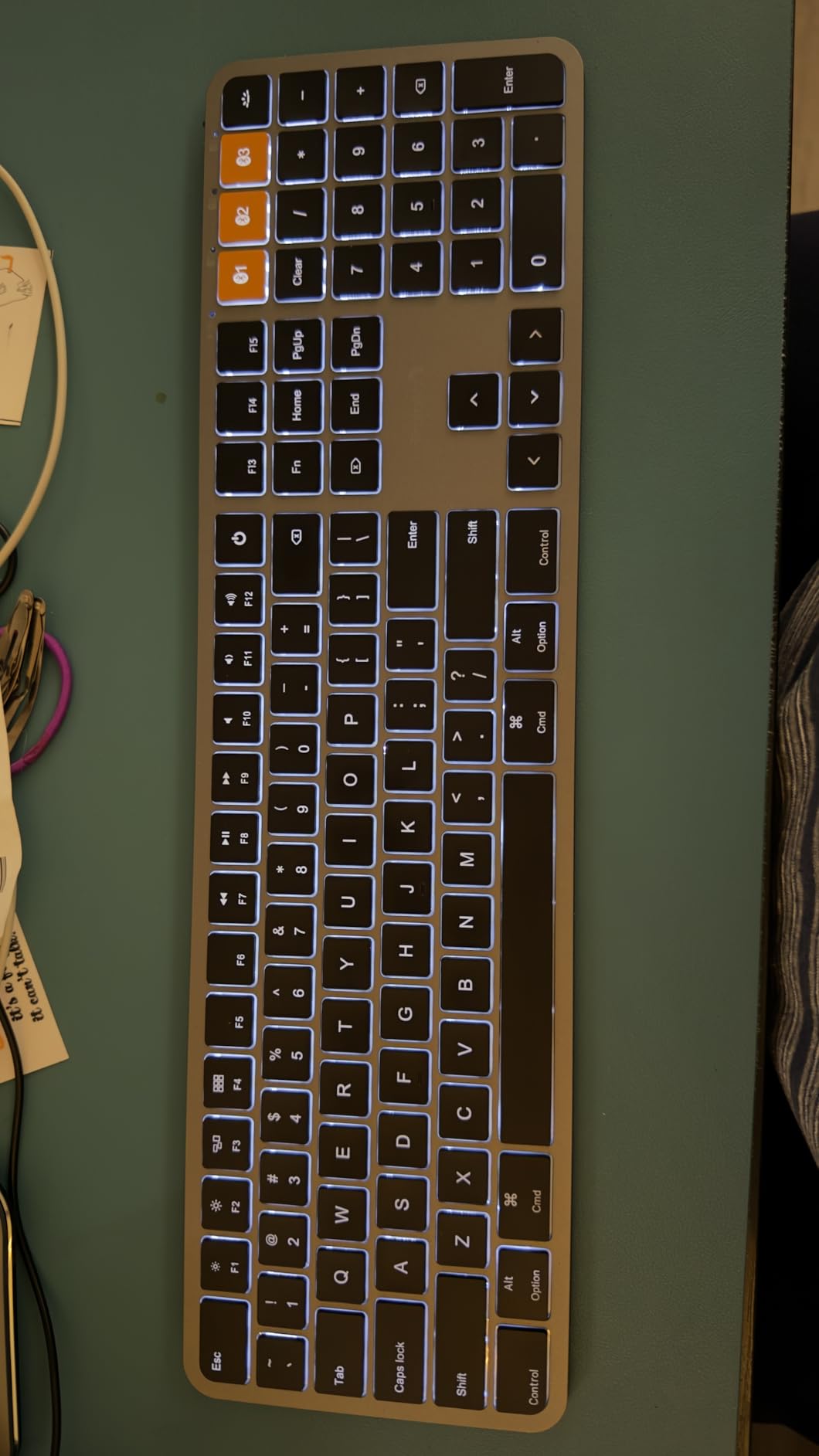 ProtoArc KM100-A Backlit Bluetooth Keyboard and Mouse for Mac, Space Gray customer photo 2