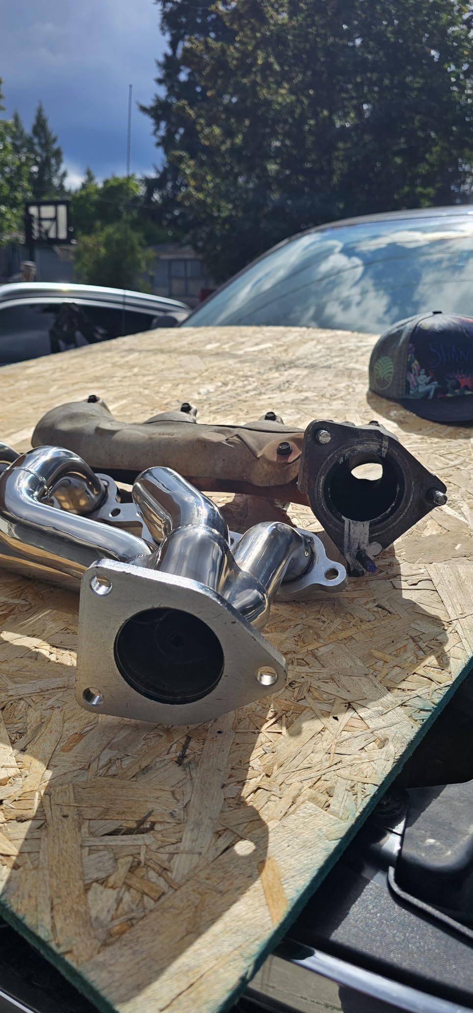 Exhaust Headers 2002–2013 Silverado Sierra Suburban Tahoe Yukon Escalade 4.8L 5.3L 6.0L 6.2L V8 LS Style Engines 304 Stainless Steel Right Side Beveled Flange customer photo 1
