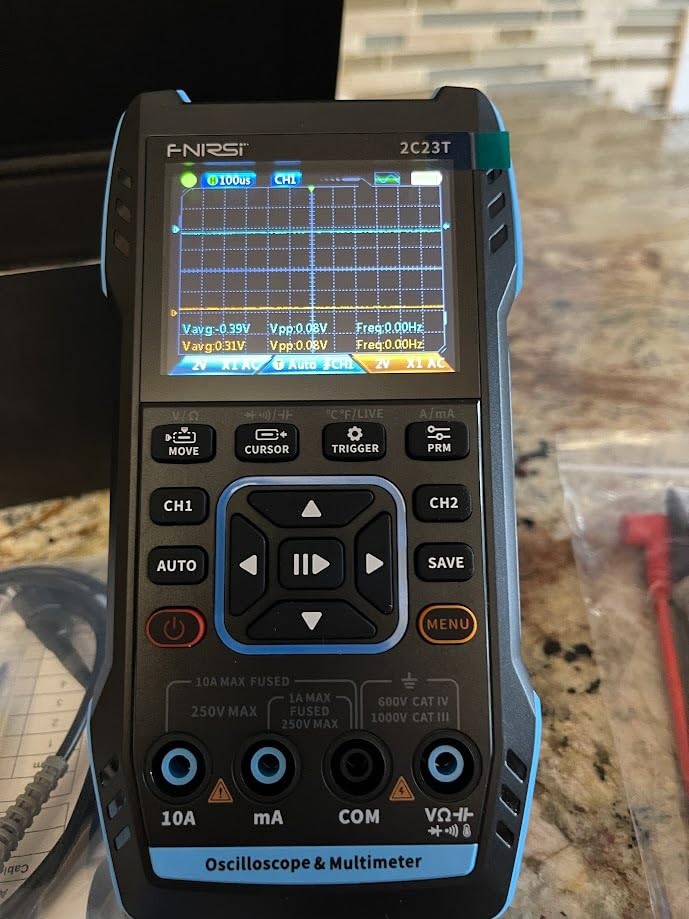 FNIRSI 2C23T Plus 3-in-1 10MHz Oscilloscope Multimeter DDS Signal Generator customer photo 2