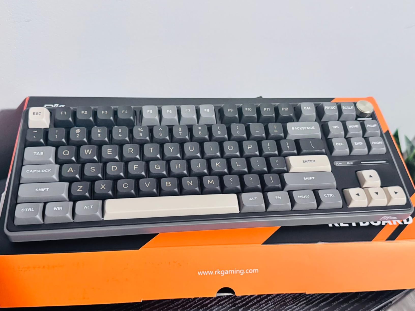 RK ROYAL KLUDGE R87 Pro Wired Mechanical Keyboard TKL with Knob, QMK/VIA customer photo 2
